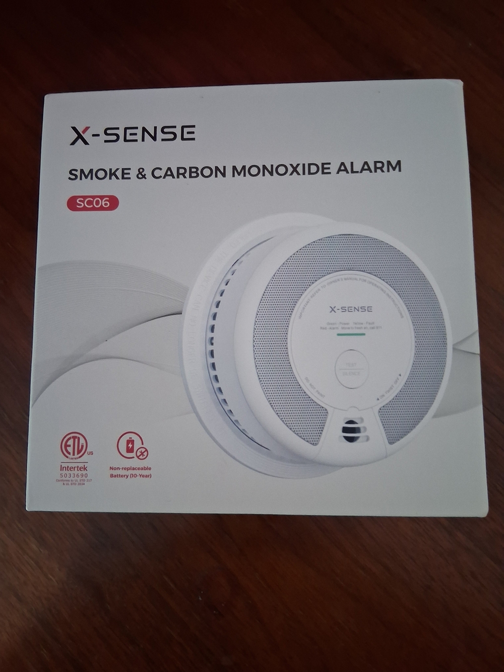 X-Sense White Smoke & Carbon Monoxide Alarm SC06